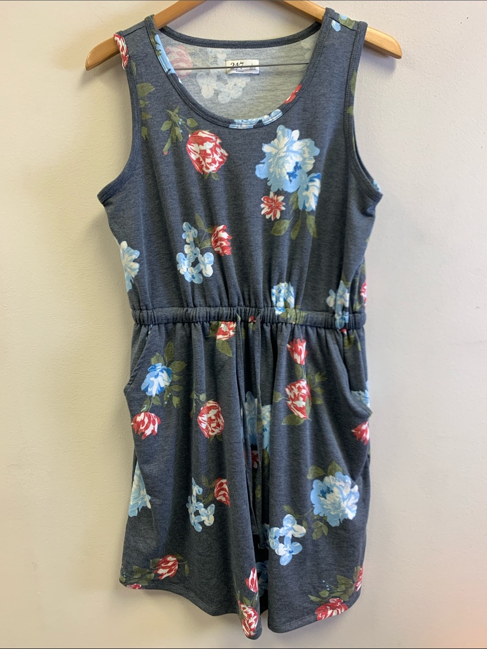 24/7 by Maurices Gray Heather Jumpsuit